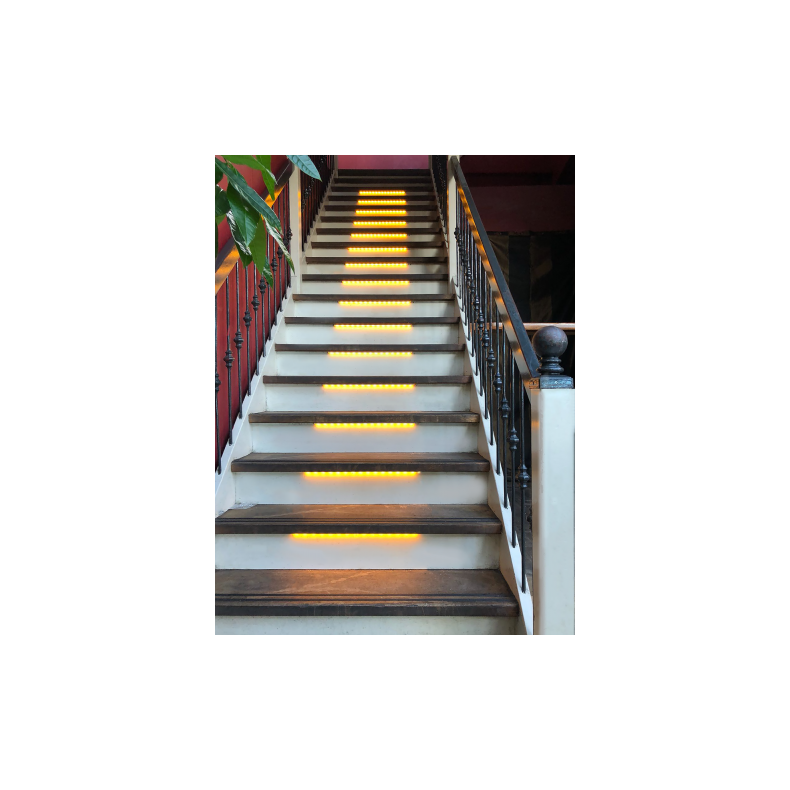 interval gør det fladt Skriv en rapport Køb Led Bånd sæt til din trappe inkl. Sensorer, op til 15 Trin | LEDproff.dk