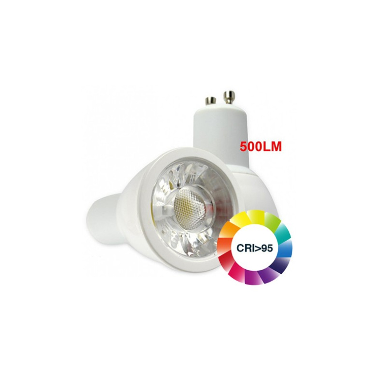 LEDlife GU10 - Varm hvid LED spot, 500 Lumen, Reflektor, RA 95 - LED pære GU10 - LBD WEB ApS - LEDproff.dk